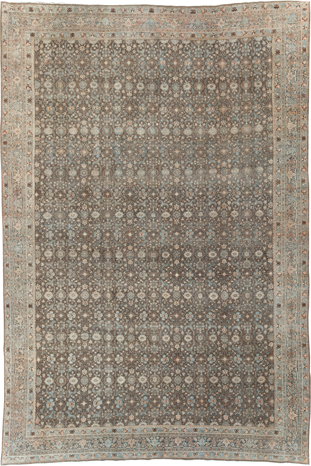 Antique Persian Bidjar Large Room Size Carpet, No.30133 - Gsblank