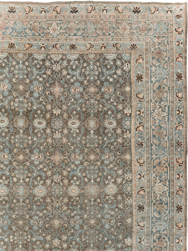 Antique Persian Bidjar Large Room Size Carpet, No.30133 - Gsblank