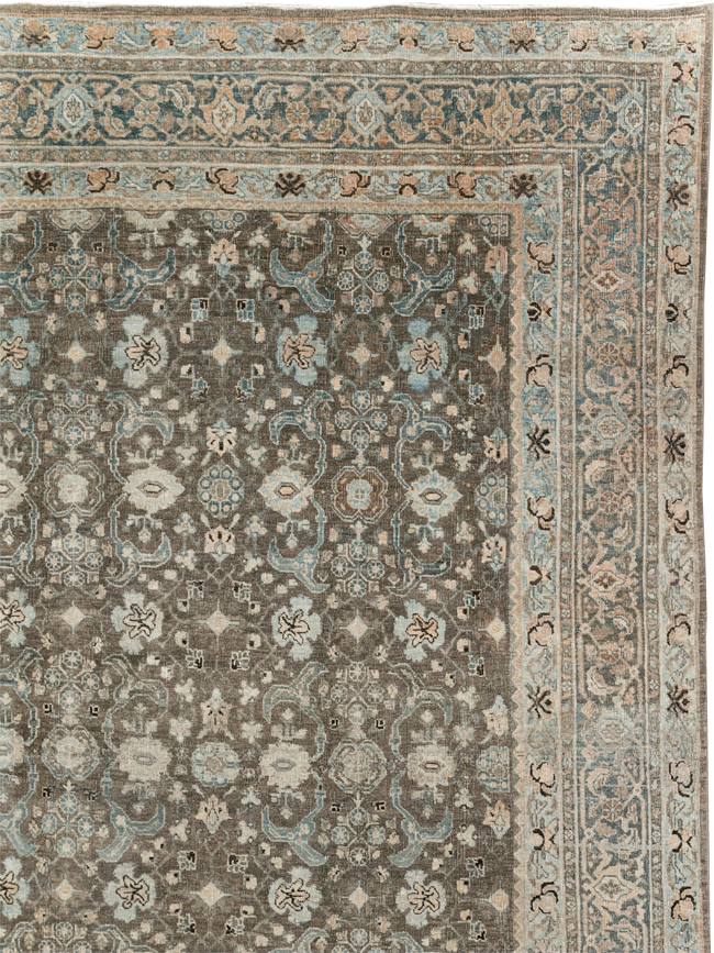 Antique Persian Bidjar Large Room Size Carpet, No.30133 - Gsblank