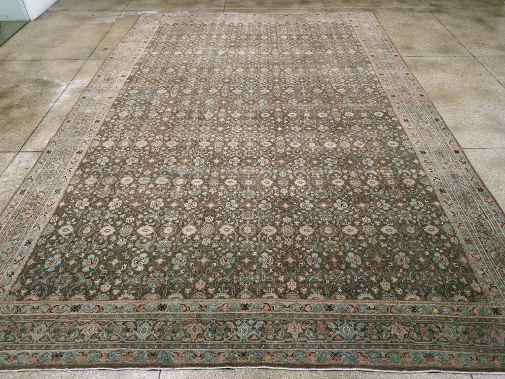 Antique Persian Bidjar Large Room Size Carpet, No.30133 - Gsblank