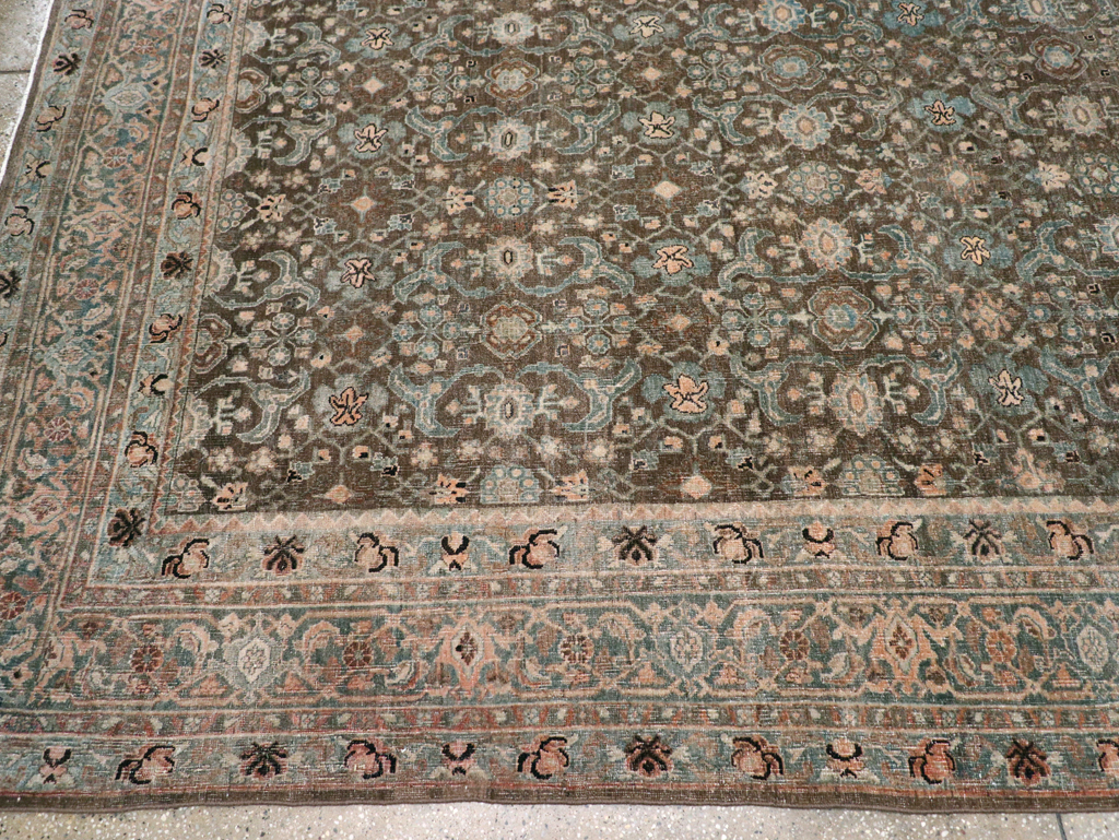 Antique Persian Bidjar Large Room Size Carpet, No.30133 - Gsblank