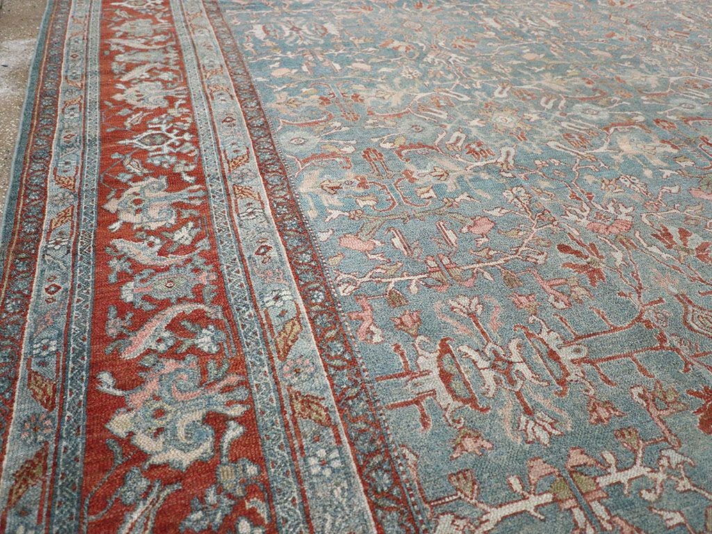 Antique Persian Bibikabad Room Size Carpet, No.30135 - Gsblank