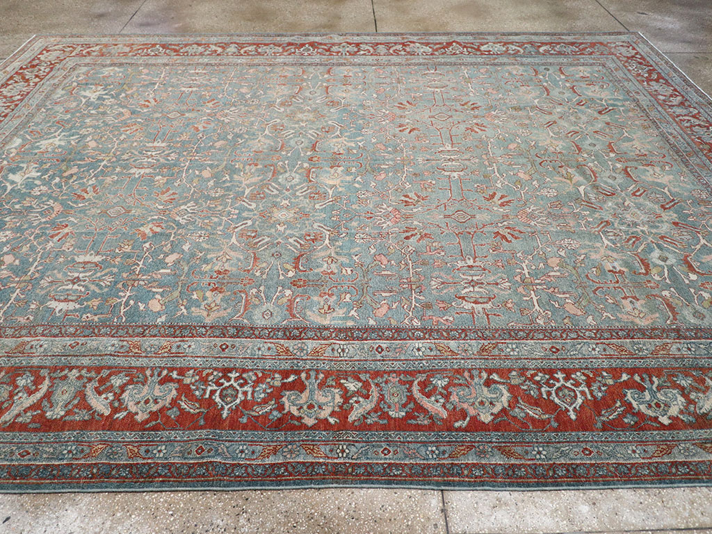 Antique Persian Bibikabad Room Size Carpet, No.30135 - Gsblank