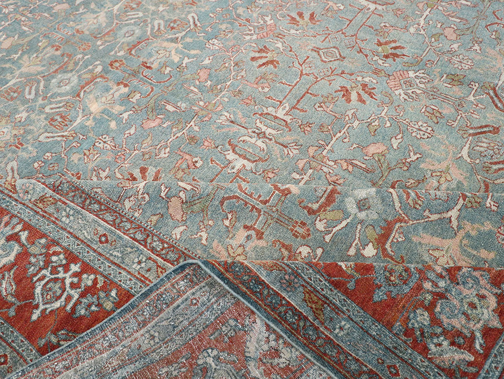Antique Persian Bibikabad Room Size Carpet, No.30135 - Gsblank