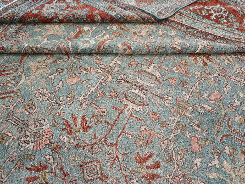 Antique Persian Bibikabad Room Size Carpet, No.30135 - Gsblank