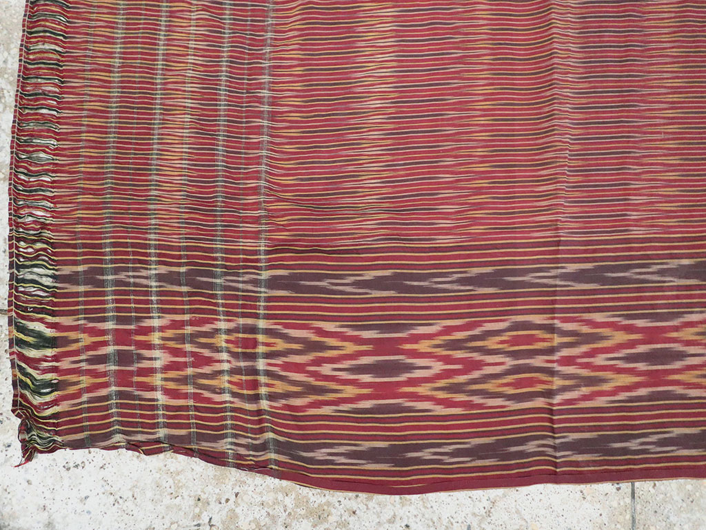 Antique Persian Ikat Textile, No.30139 - Gsblank