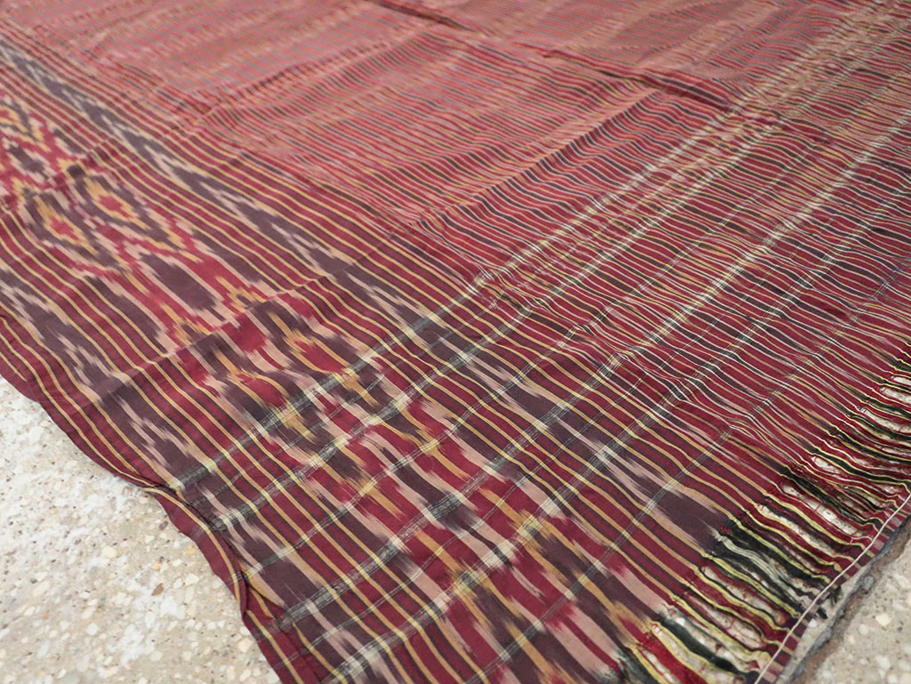 Antique Persian Ikat Textile, No.30139 - Gsblank
