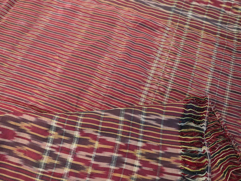 Antique Persian Ikat Textile, No.30139 - Gsblank