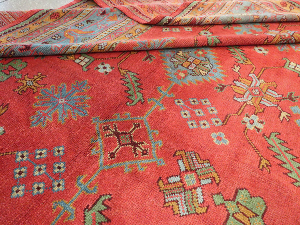 Antique Turkish Oushak Carpet, No.30142 - Gsblank