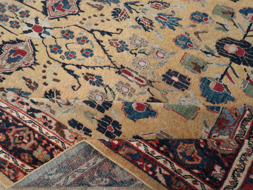 Antique Persian Mahal Room Size Carpet, No.30147 - Gsblank