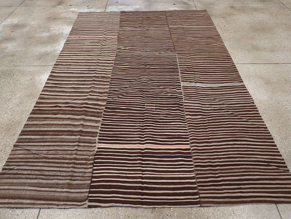 Vintage Persian Flatweave Kilim Accent Rug, No.30150 - Gsblank