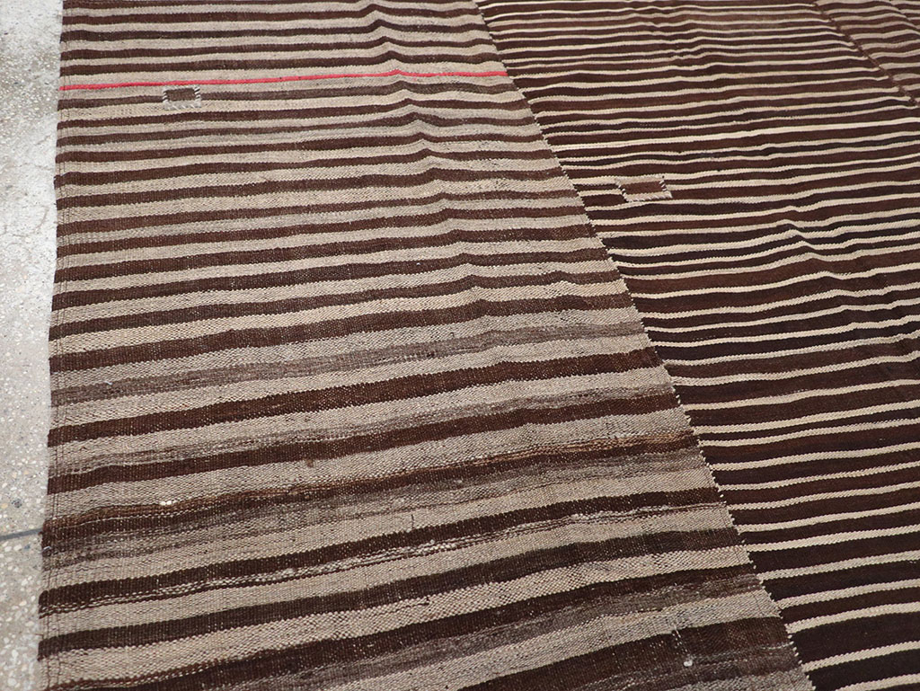 Vintage Persian Flatweave Kilim Accent Rug, No.30150 - Gsblank