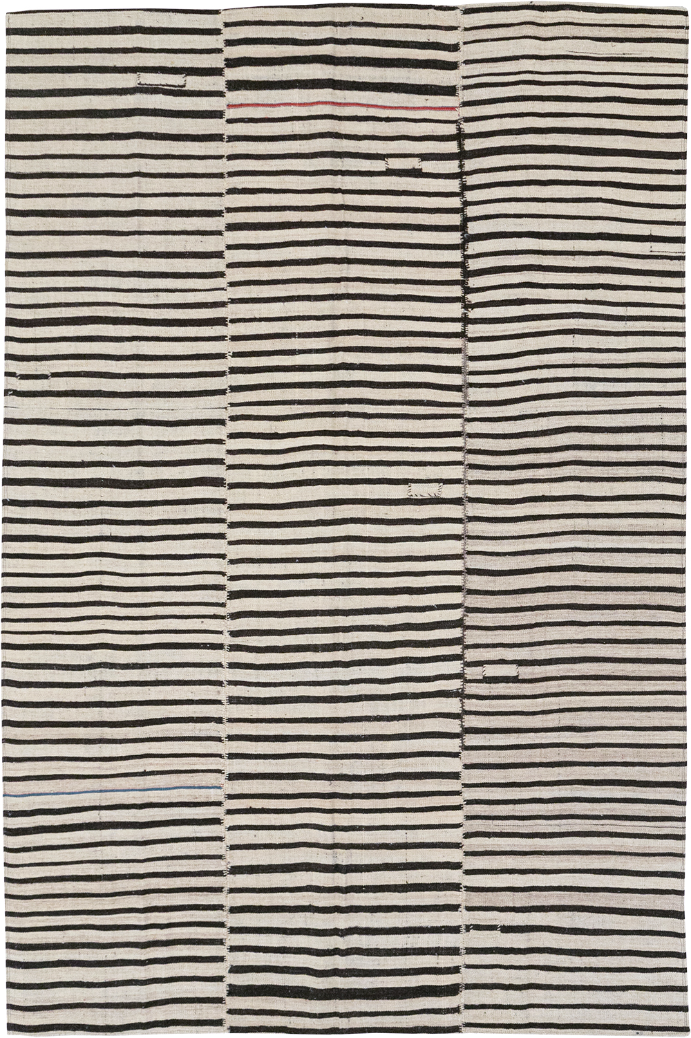 Vintage Persian Flatweave Kilim Accent Rug, No.30157 - Gsblank