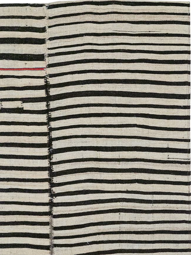 Vintage Persian Flatweave Kilim Accent Rug, No.30157 - Gsblank