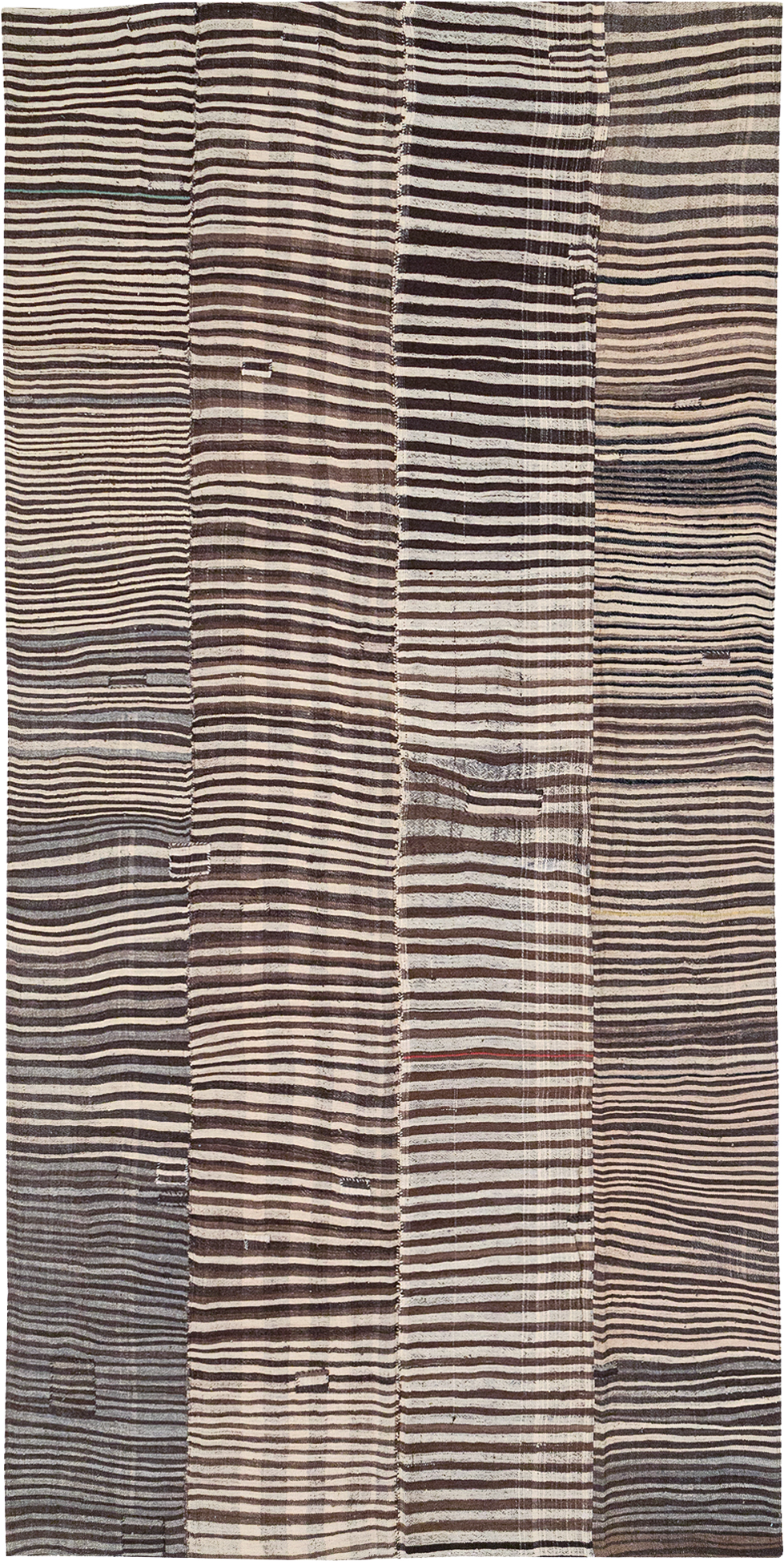 Vintage Persian Flatweave Kilim Room Size Carpet, No.30161 - Gsblank