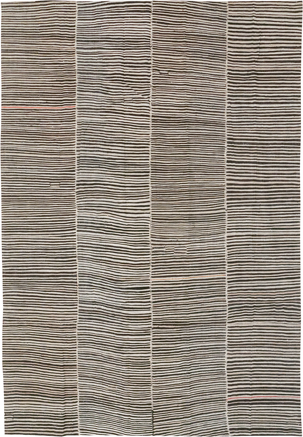 Vintage Persian Flatweave Kilim Accent Carpet, No.30162 - Gsblank