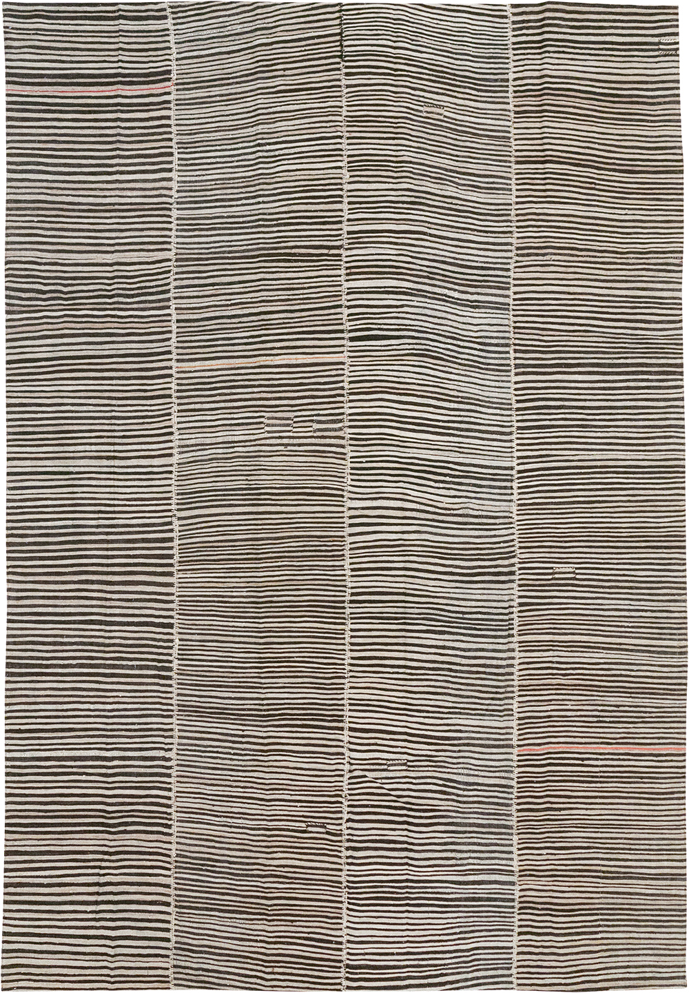 Vintage Persian Flatweave Kilim Accent Carpet, No.30162 - Gsblank