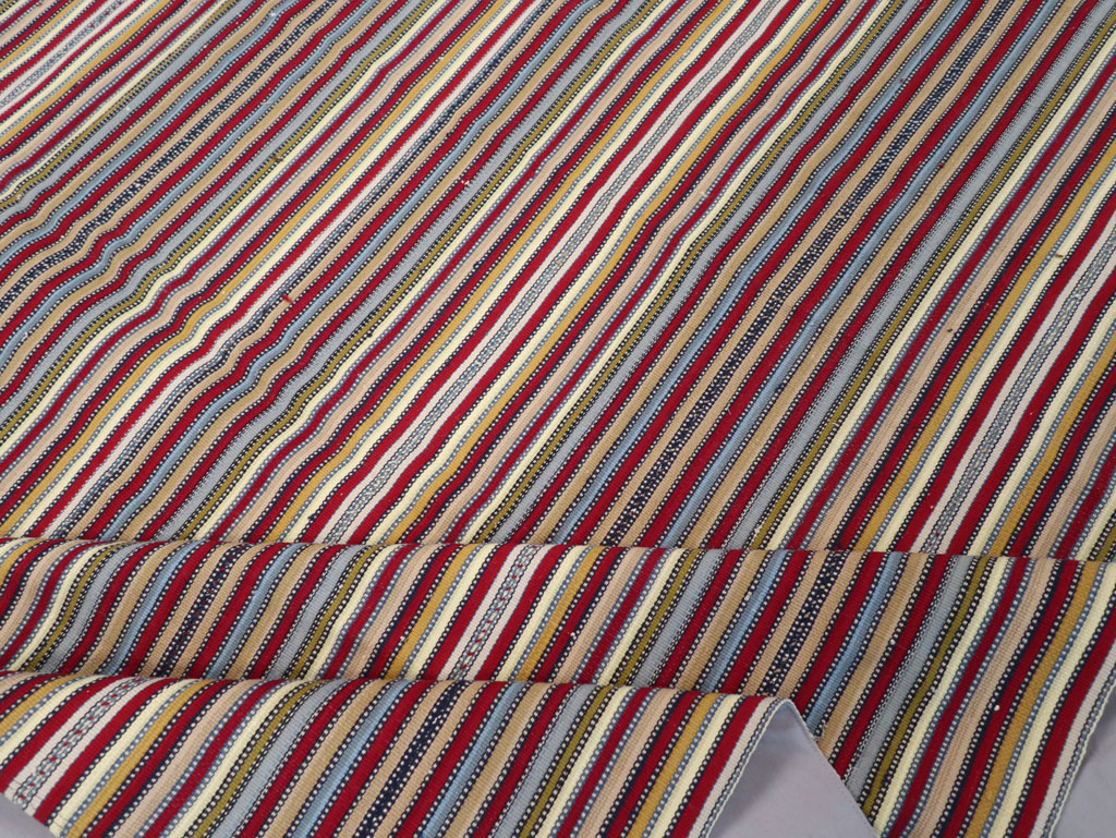 Vintage Turkish Flatweave Kilim Small Room Size Carpet, No.30164 - Gsblank