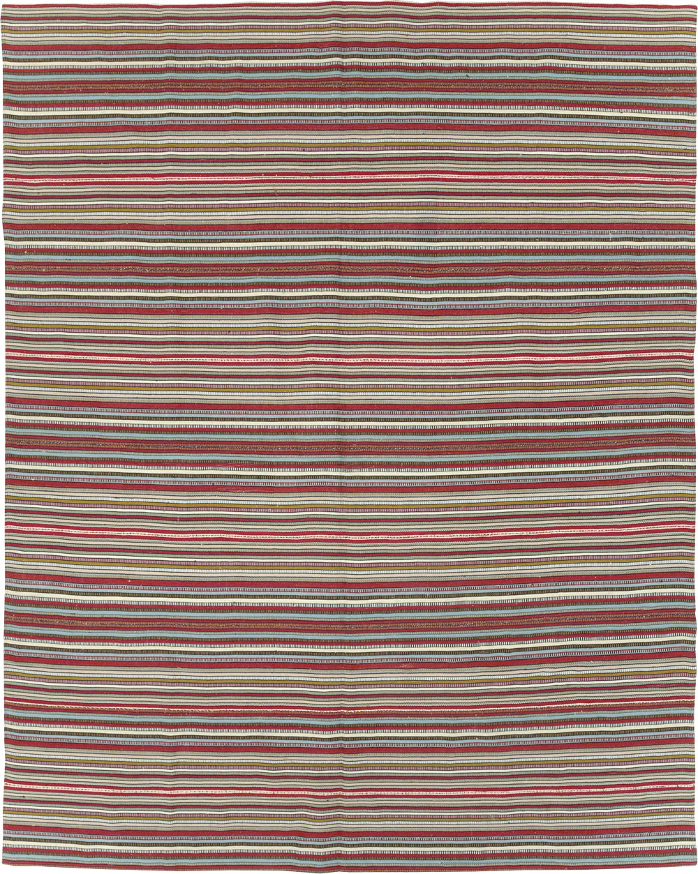 Vintage Turkish Flatweave Kilim Accent Carpet, No.30167 - Gsblank