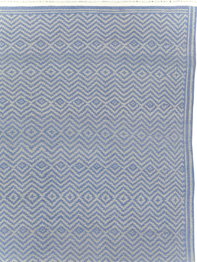 Vintage Persian Flatweave Kilim Accent Rug, No.30169 - Gsblank