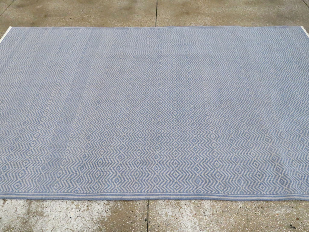 Vintage Persian Flatweave Kilim Accent Rug, No.30169 - Gsblank