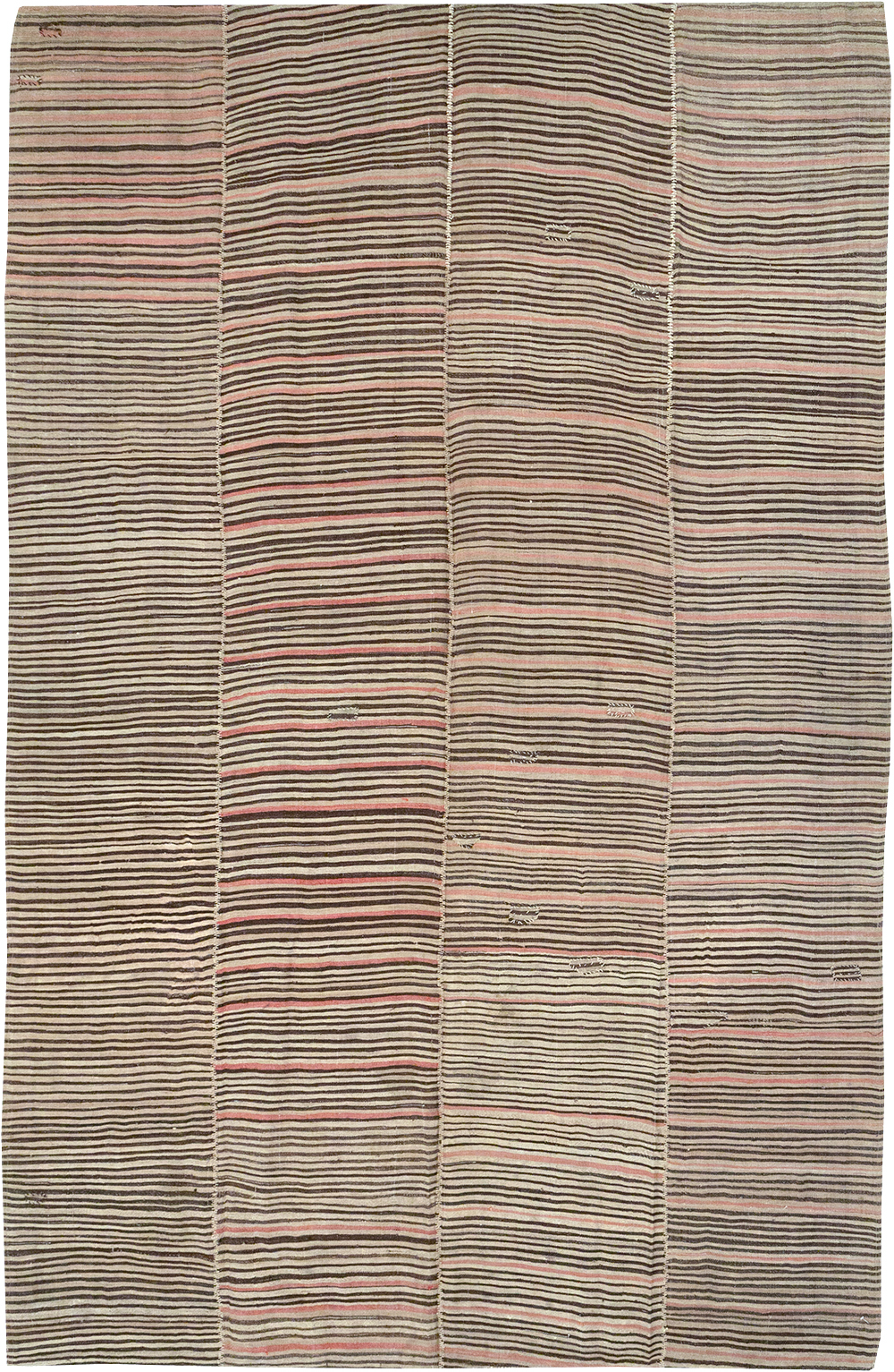 Vintage Persian Flatweave Kilim Room Size Carpet, No.30171 - Gsblank