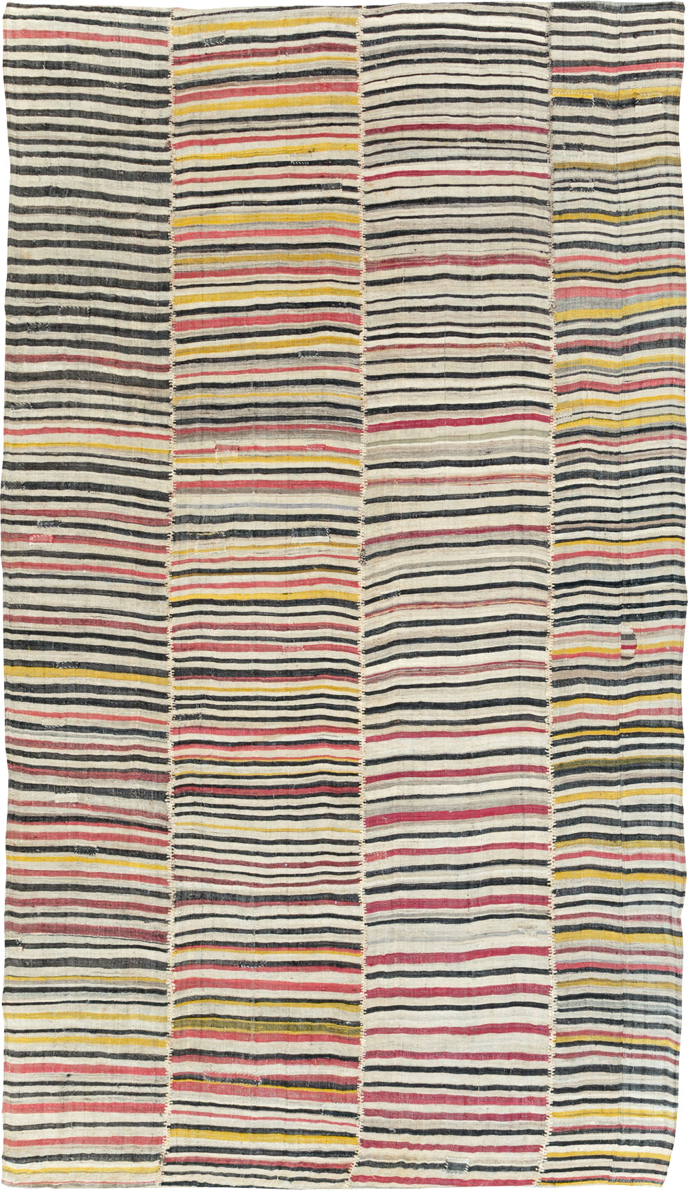 Vintage Persian Flatweave Kilim Accent Rug, No.30174 - Gsblank