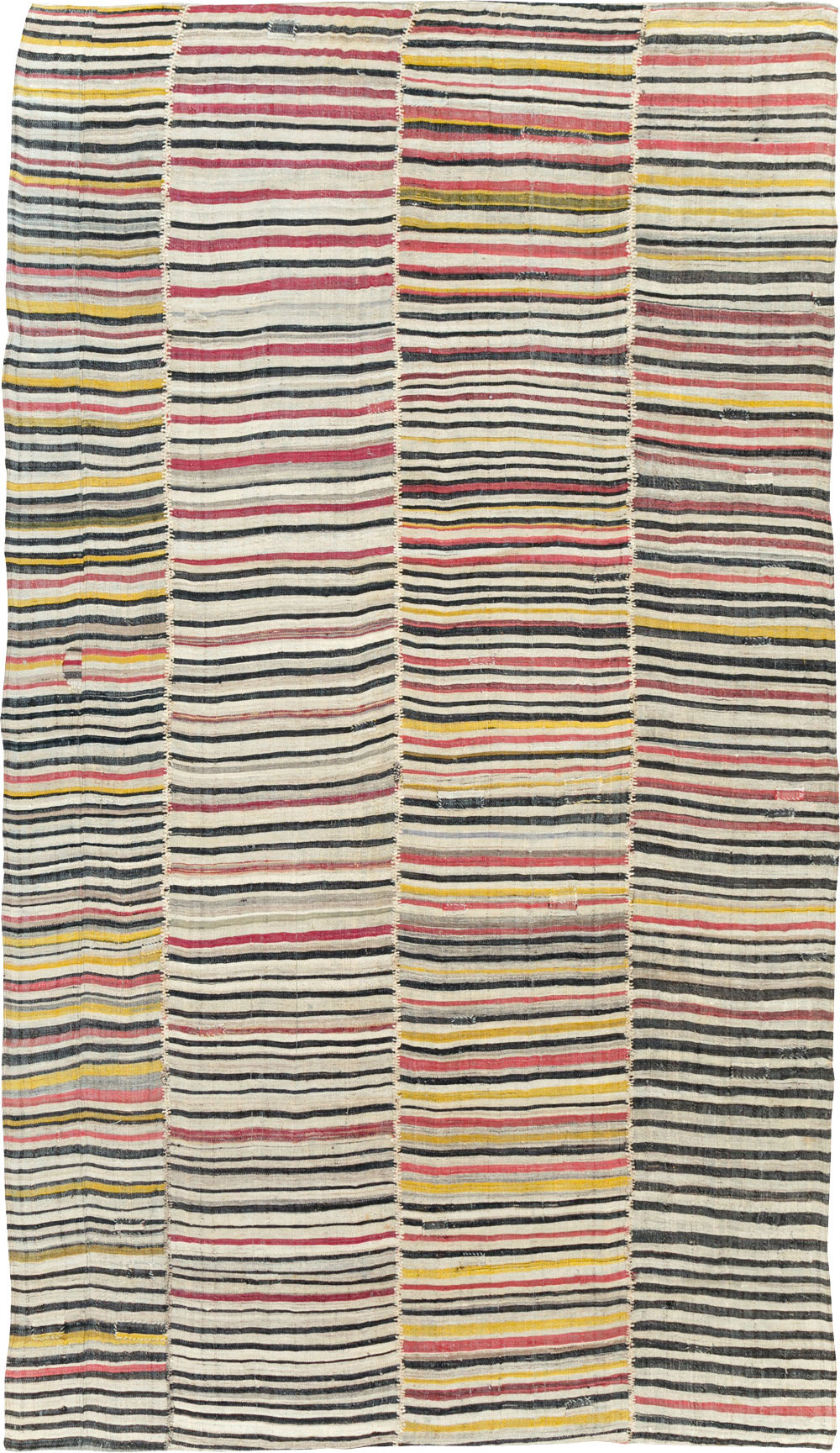 Vintage Persian Flatweave Kilim Accent Rug, No.30174 - Gsblank