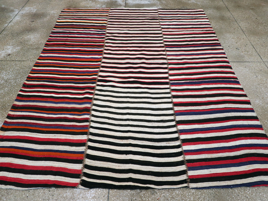 Vintage Persian Flatweave Kilim , No.30175 - Gsblank