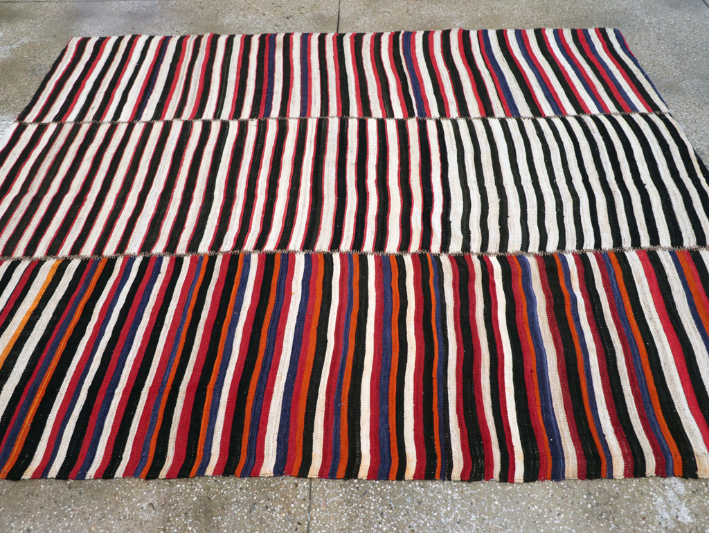 Vintage Persian Flatweave Kilim , No.30175 - Gsblank
