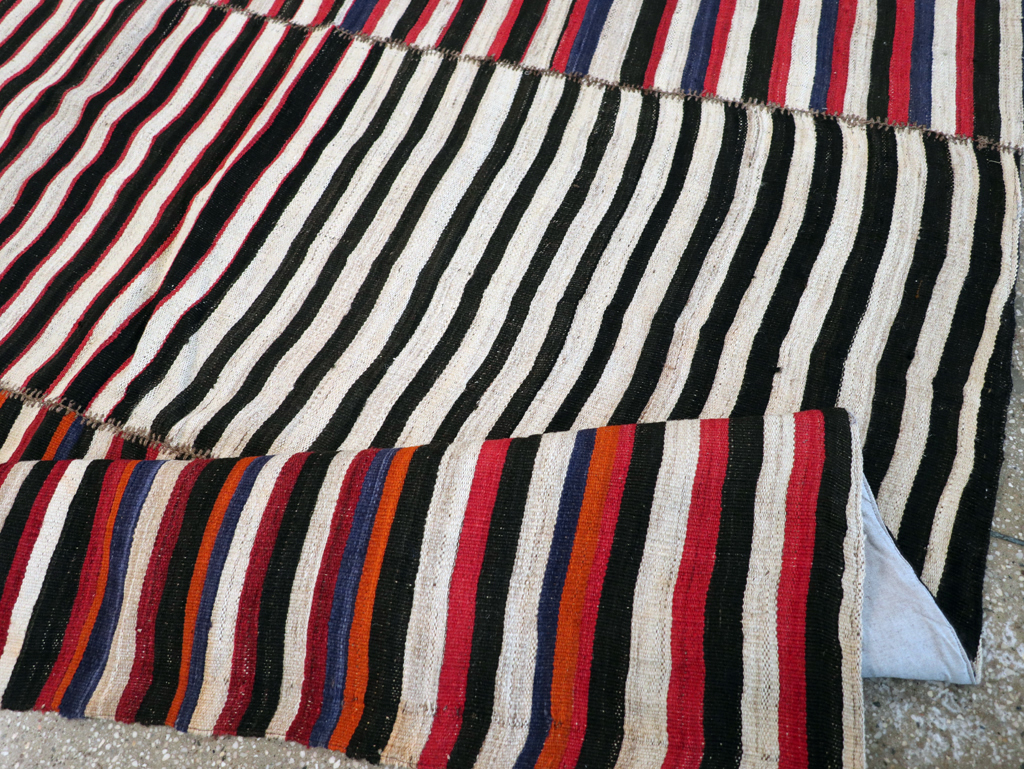 Vintage Persian Flatweave Kilim , No.30175 - Gsblank