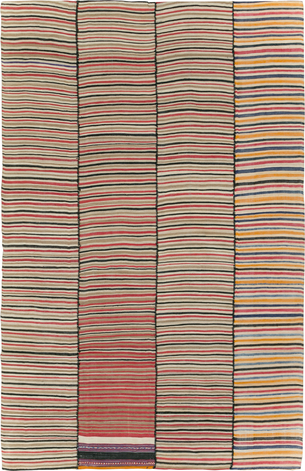 Vintage Mid-Century Persian Flatweave, No.30180 - Gsblank