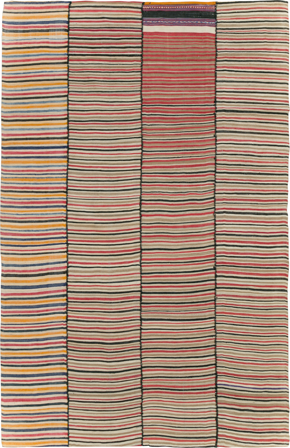 Vintage Mid-Century Persian Flatweave, No.30180 - Gsblank