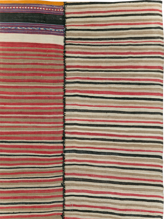 Vintage Mid-Century Persian Flatweave, No.30180 - Gsblank