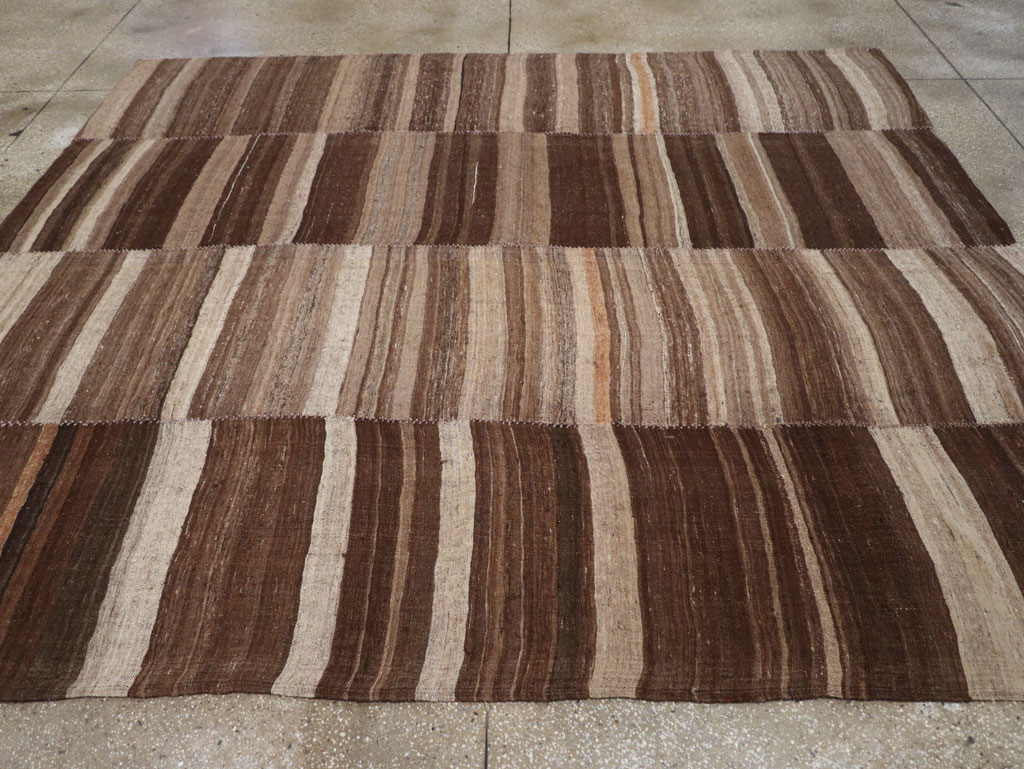 Contemporary Persian Flatweave Kilim Small Room Size Carpet, No.30181 - Gsblank
