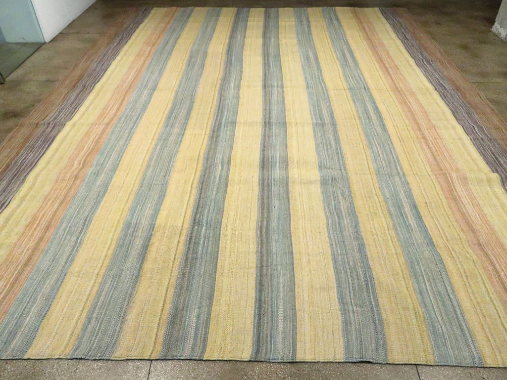 Modern Turkish Oversize Flatweave, No.30182 - Gsblank