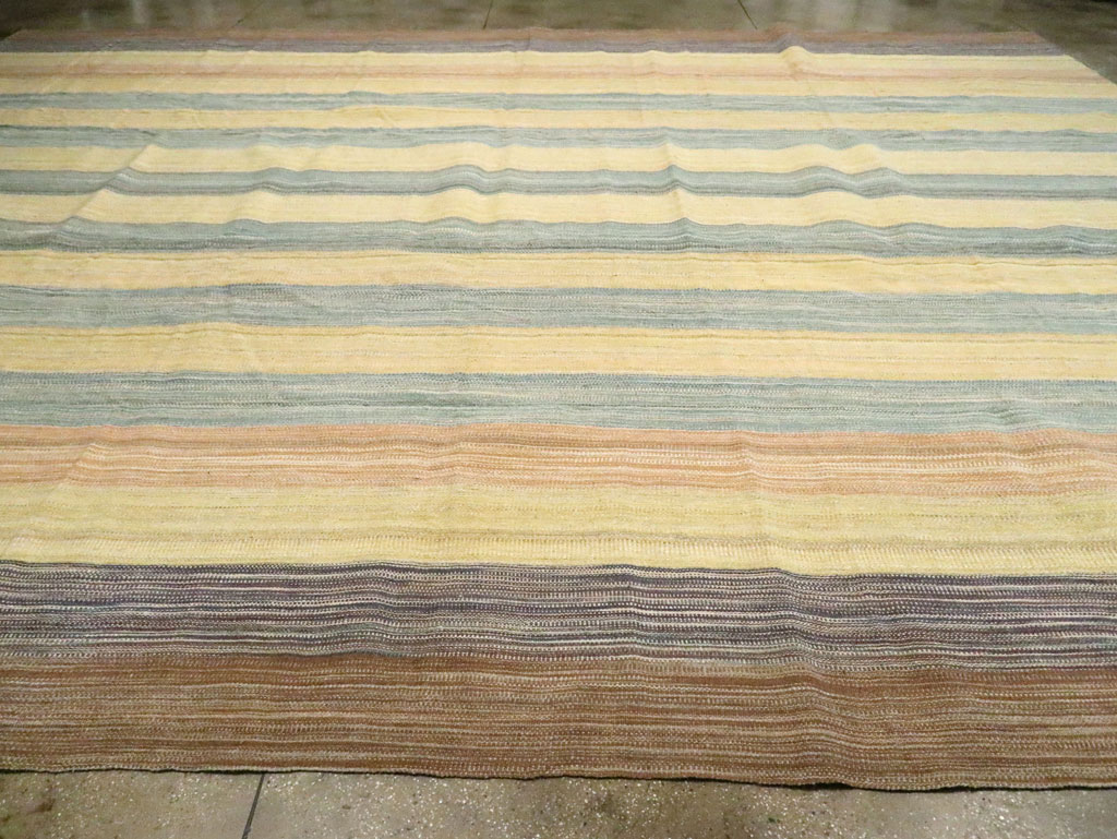 Modern Turkish Oversize Flatweave, No.30182 - Gsblank