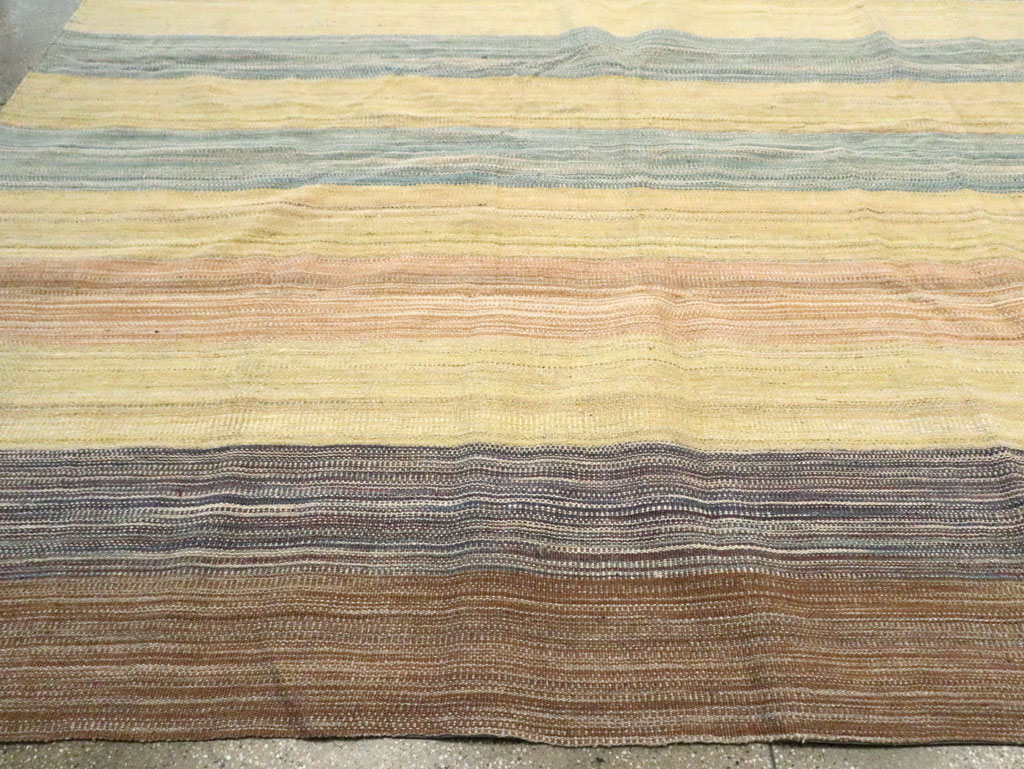 Modern Turkish Oversize Flatweave, No.30182 - Gsblank