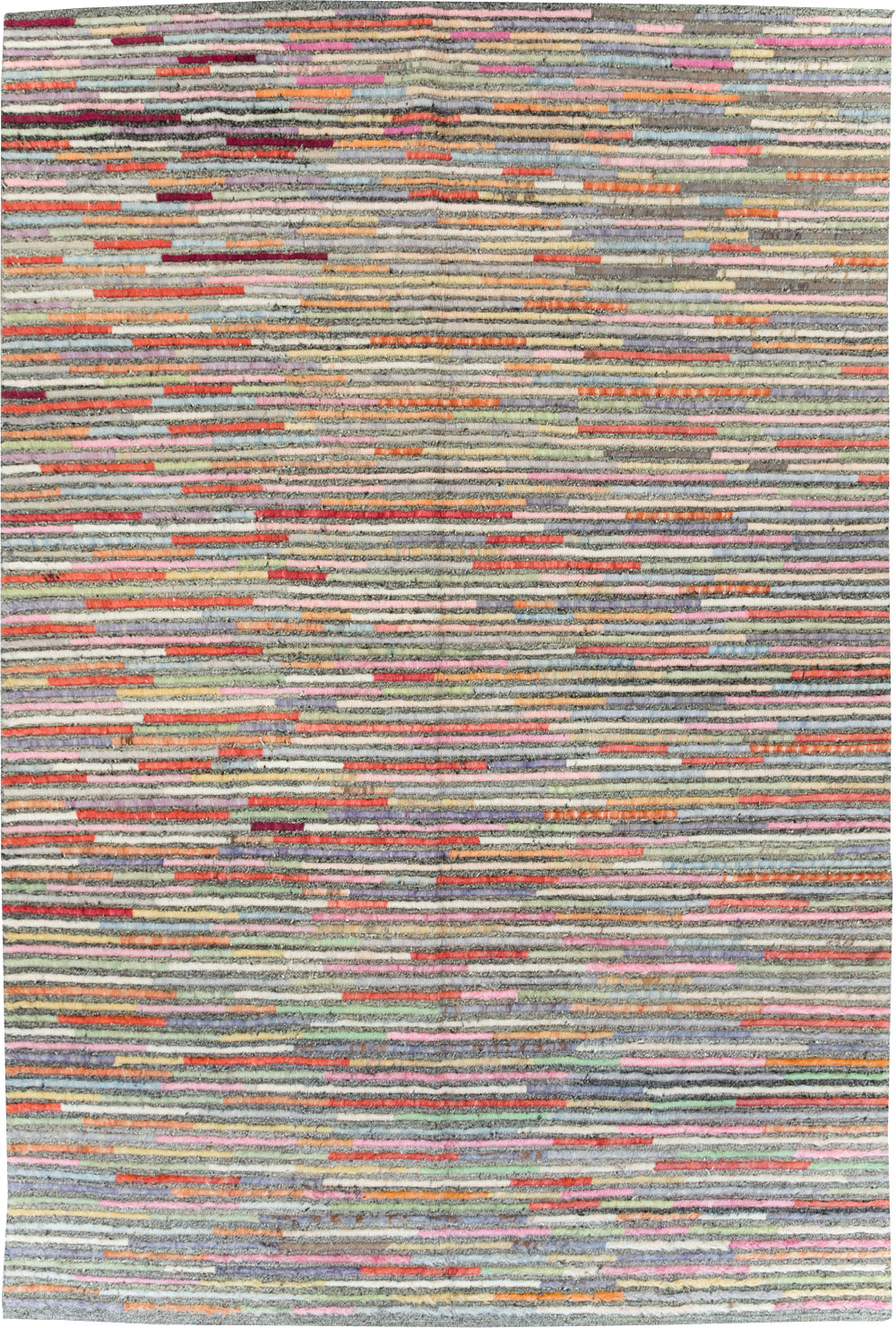 Colorful Contemporary Turkish Room Size Carpet, No.30185 - Gsblank