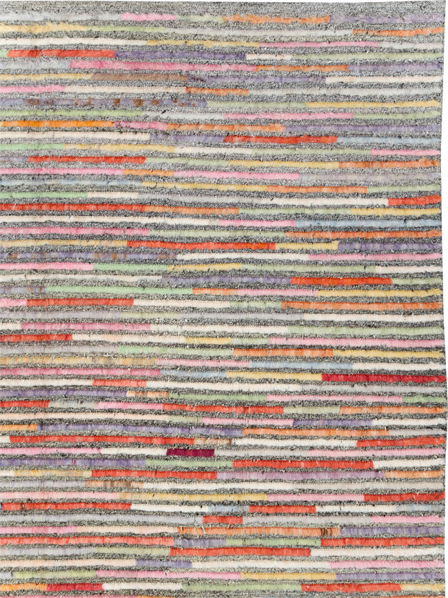 Colorful Contemporary Turkish Room Size Carpet, No.30185 - Gsblank