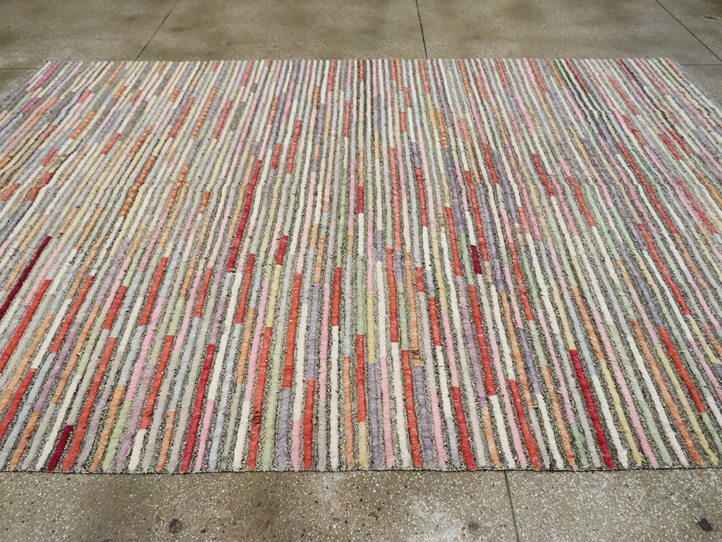 Colorful Contemporary Turkish Room Size Carpet, No.30185 - Gsblank