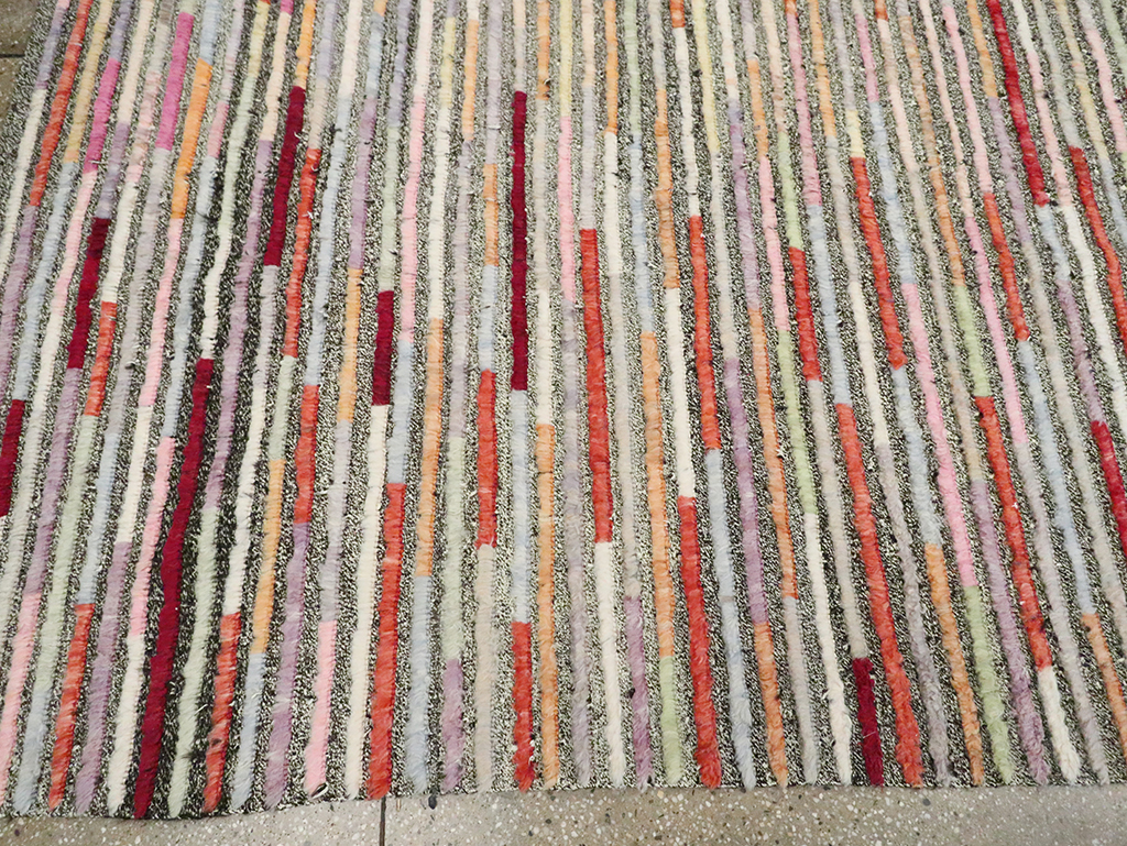 Colorful Contemporary Turkish Room Size Carpet, No.30185 - Gsblank
