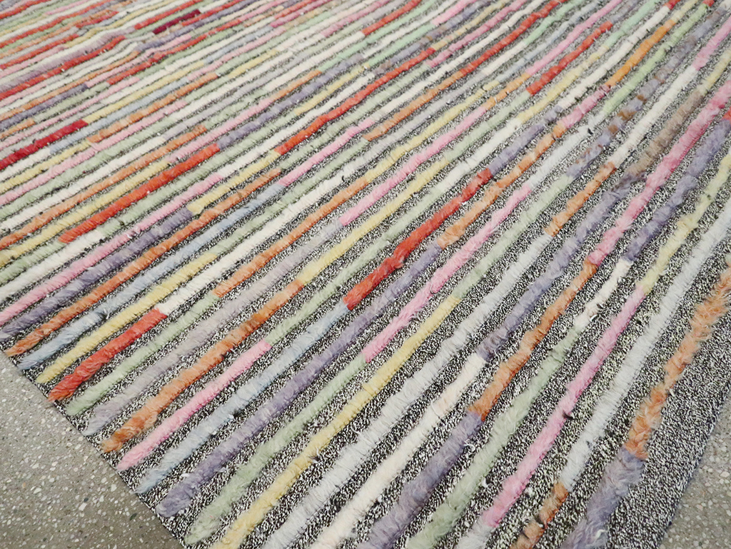 Colorful Contemporary Turkish Room Size Carpet, No.30185 - Gsblank