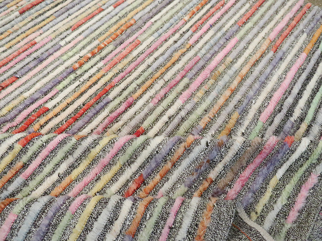 Colorful Contemporary Turkish Room Size Carpet, No.30185 - Gsblank