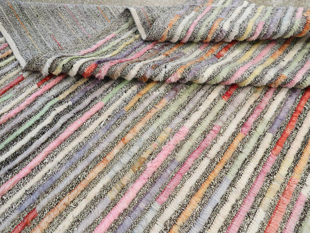 Colorful Contemporary Turkish Room Size Carpet, No.30185 - Gsblank