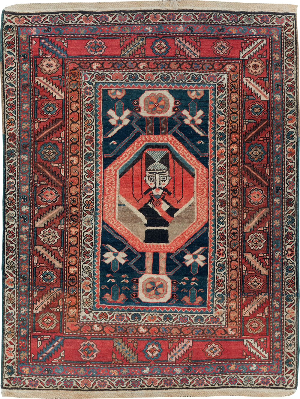 Antique Persian Bakshaish Rug, No.30189 - Gsblank
