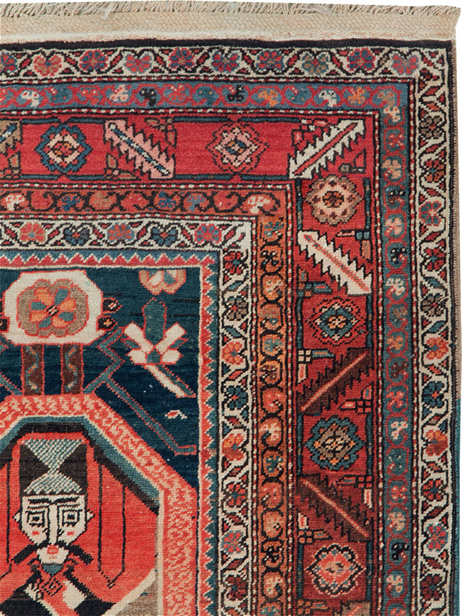 Antique Persian Bakshaish Rug, No.30189 - Gsblank