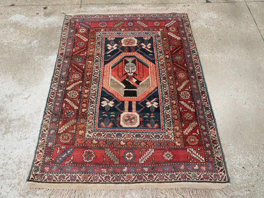 Antique Persian Bakshaish Rug, No.30189 - Gsblank