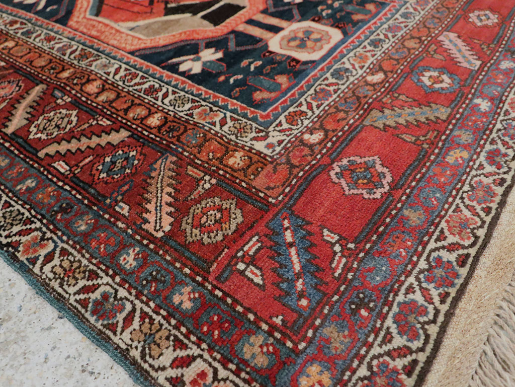 Antique Persian Bakshaish Rug, No.30189 - Gsblank