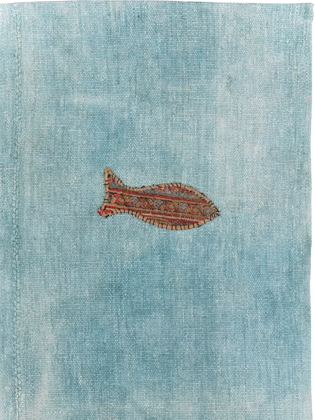 Vintage Pictorial Kilim, No.30193 - Gsblank